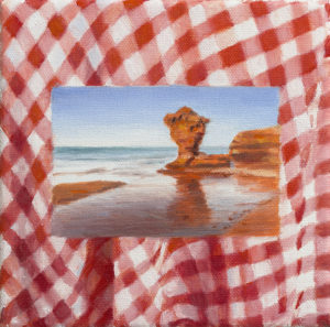 Red Sand (Darren Sigesmund, PEI) 6” x 6” / 2018 / Oil on canvas